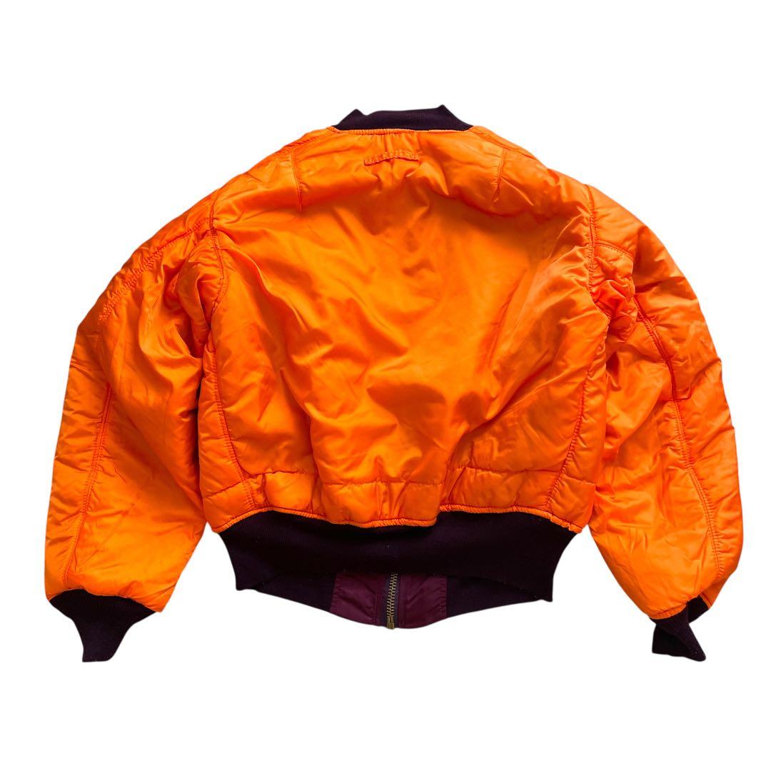 極美品 90s ビンテージ ALPHA MA-1 USA製 size M 短丈