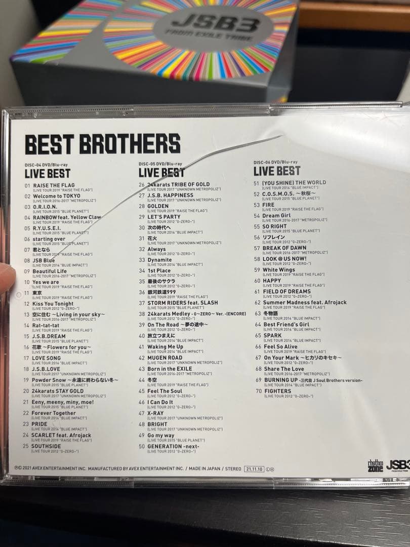 三代目 J SOUL BROTHERS CD & Blu-ray