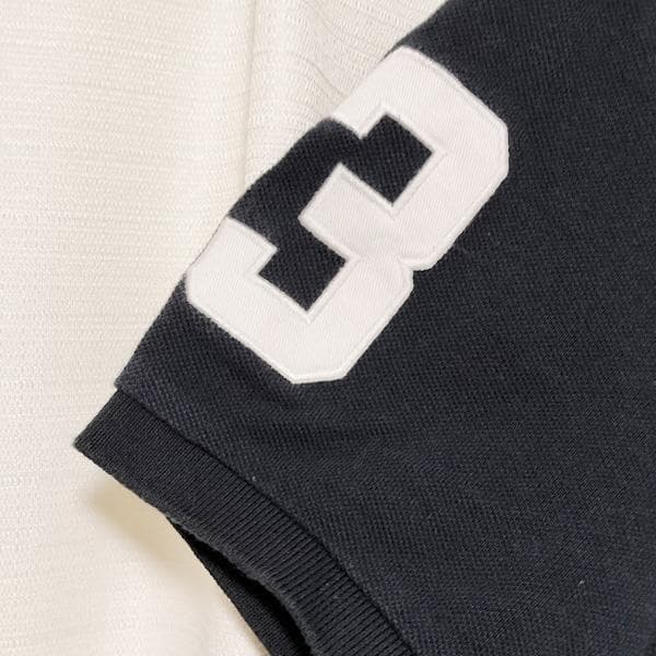 【古着】POLO ラルフローレン ビッグポニー 日本 刺しゅう 黒 【M】