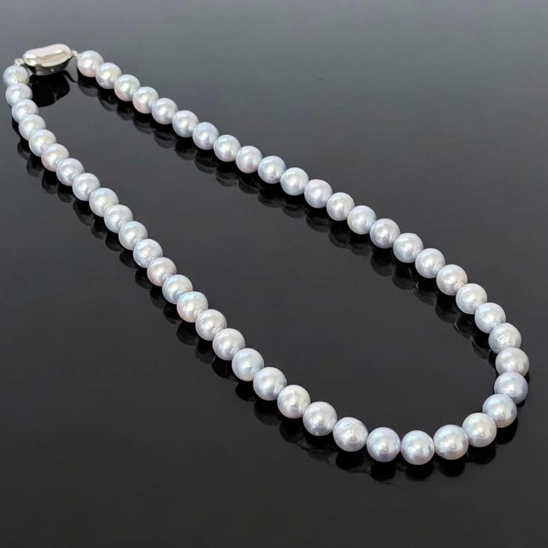 【最高峰】アコヤ　パール　本真珠　ネックレス　大珠　8.5mm