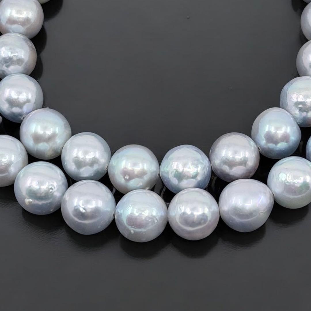 【最高峰】アコヤ　パール　本真珠　ネックレス　大珠　8.5mm