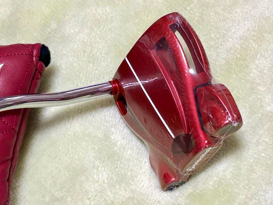 新品 スパイダー レッド パター ダブルベンド 34インチ