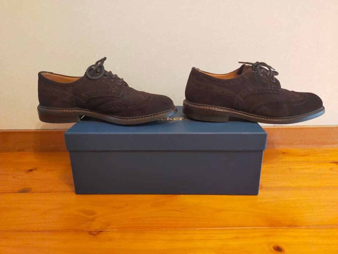 Tricker's バートン　スエードウィングチップ　7-5