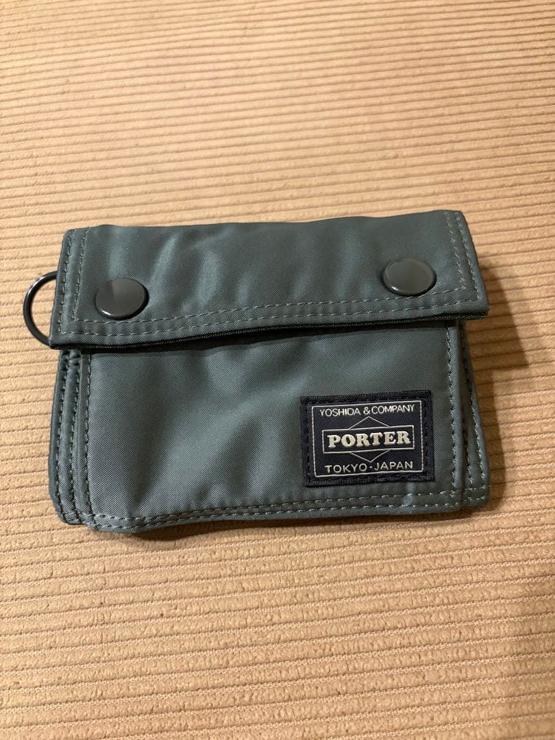 PORTER セージ　タンカー　財布 TANKER POCKET WALLET