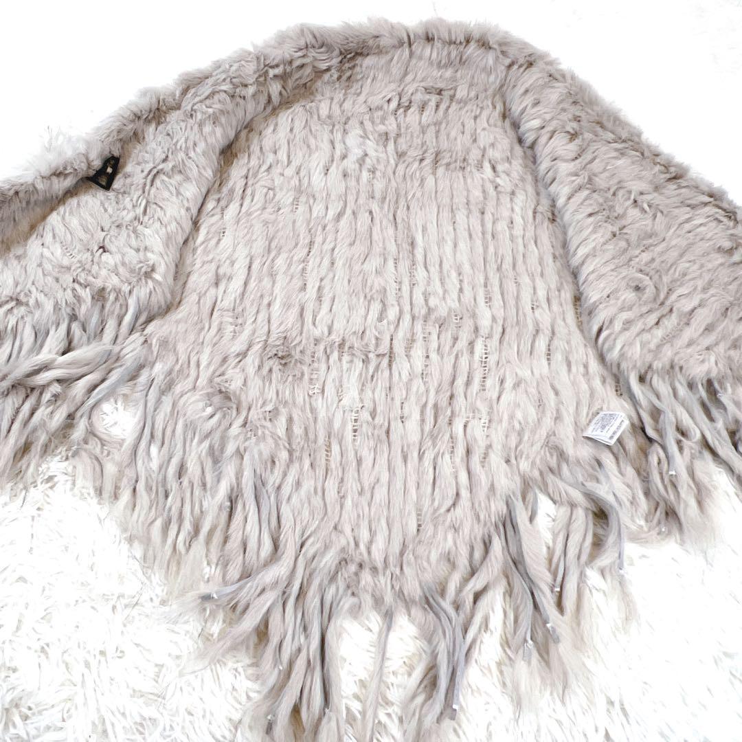 goa ゴア 高級 ポンチョ ラビット ラクーン y2k Fサイズ