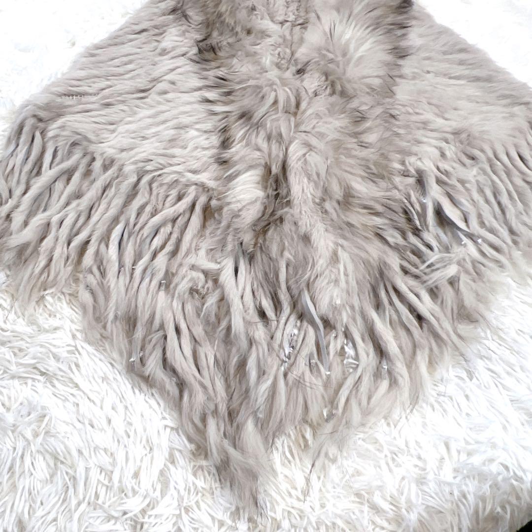 goa ゴア 高級 ポンチョ ラビット ラクーン y2k Fサイズ