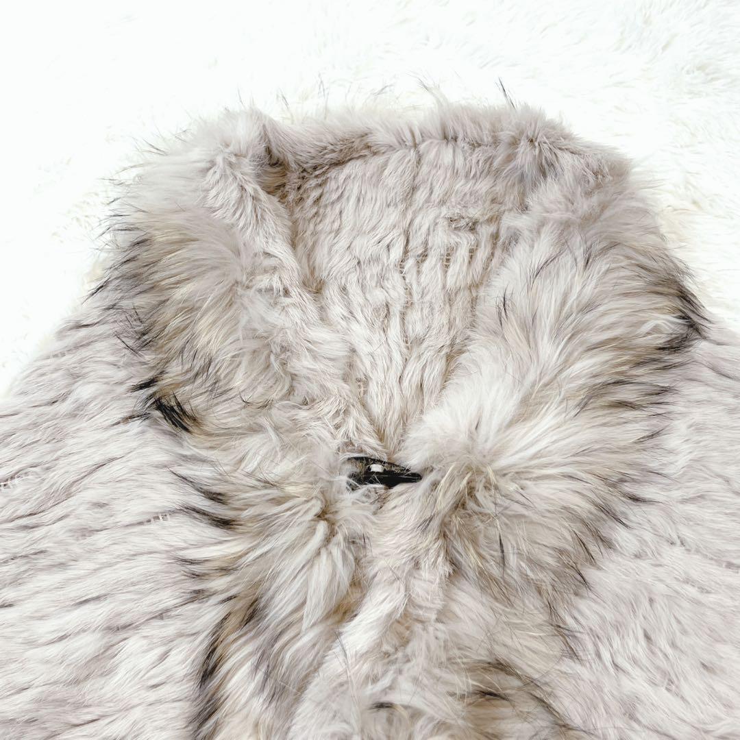 goa ゴア 高級 ポンチョ ラビット ラクーン y2k Fサイズ