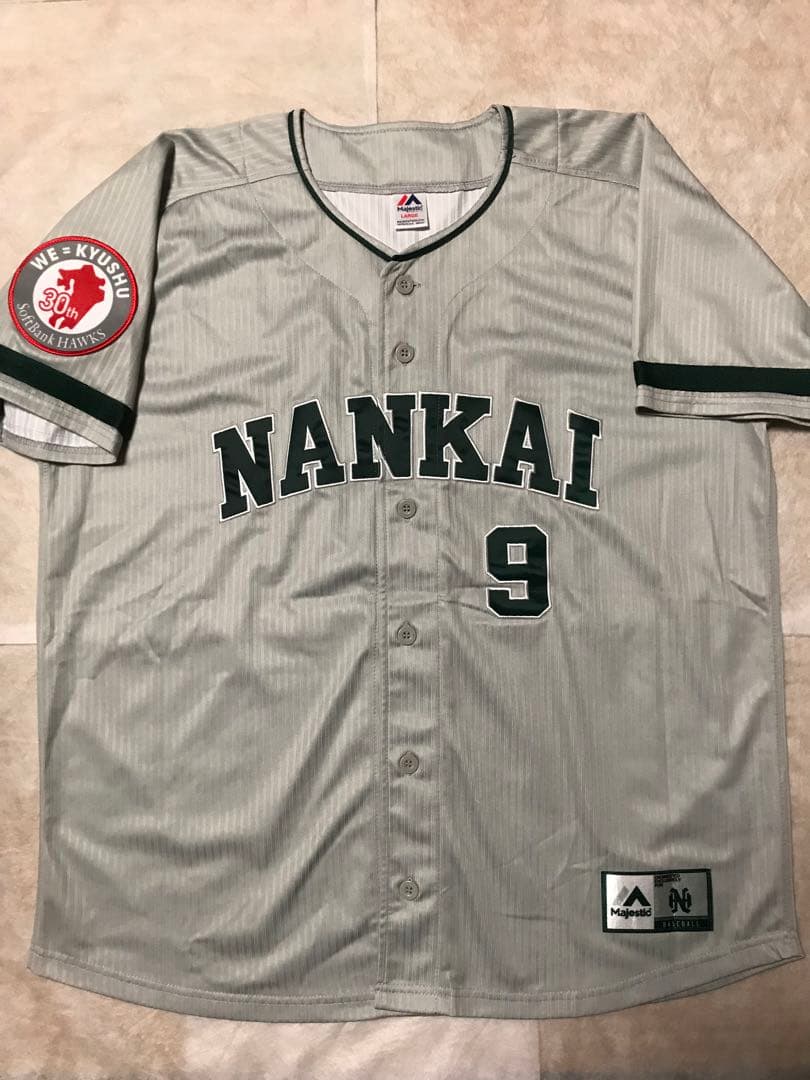 南海ホークス 復刻ビジターユニフォーム 柳田悠岐 マジェスティック製 Lサイズ
