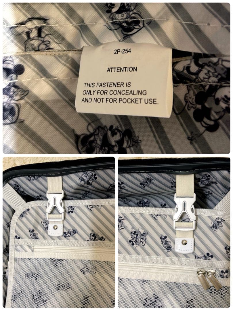 ace.★Disney ミッキー&ミニー 32L SSサイズ キャリーケース