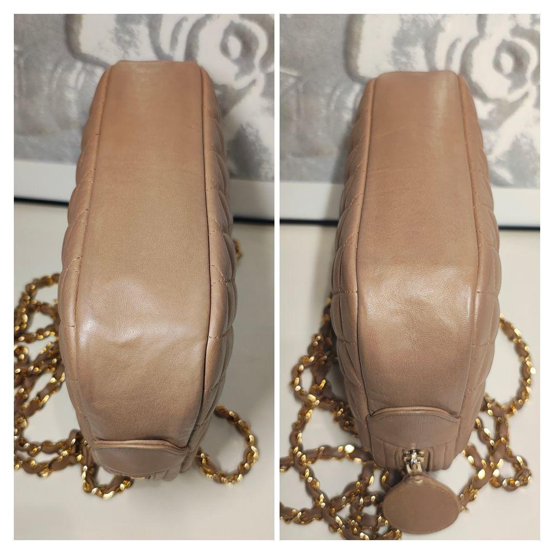 シャネル マトラッセ Wチェーン ショルダー ゴールド金具 超美品 【鑑定済】