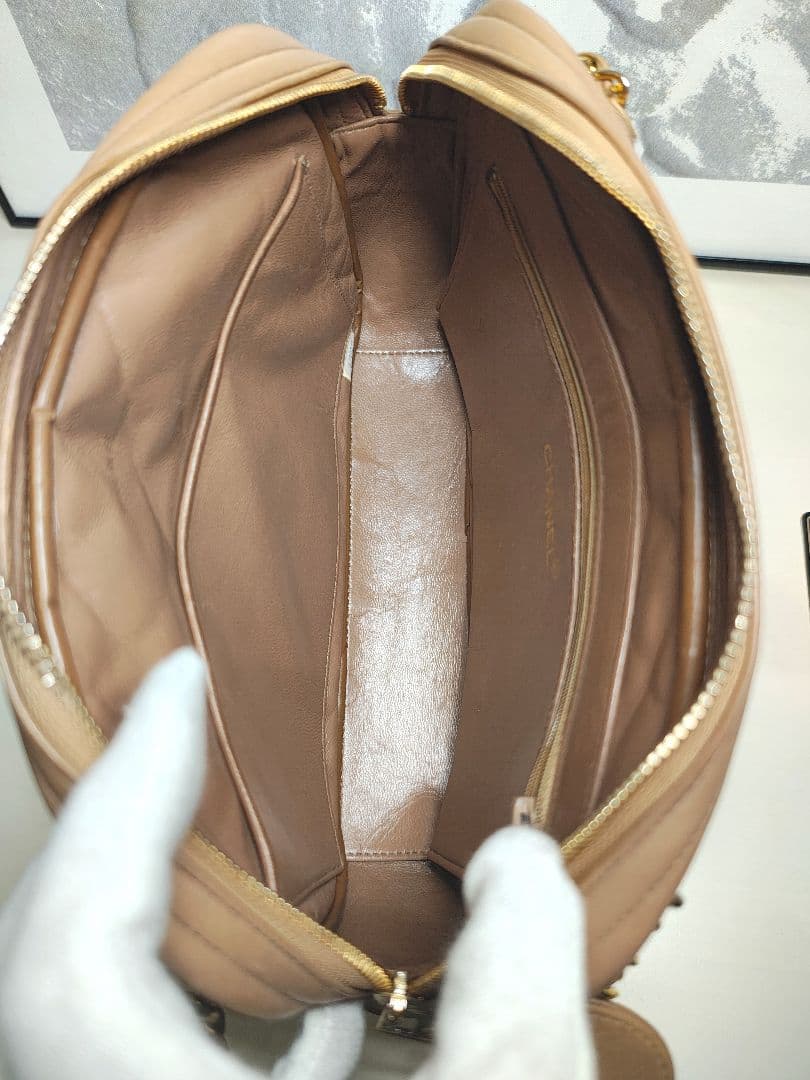 シャネル マトラッセ Wチェーン ショルダー ゴールド金具 超美品 【鑑定済】