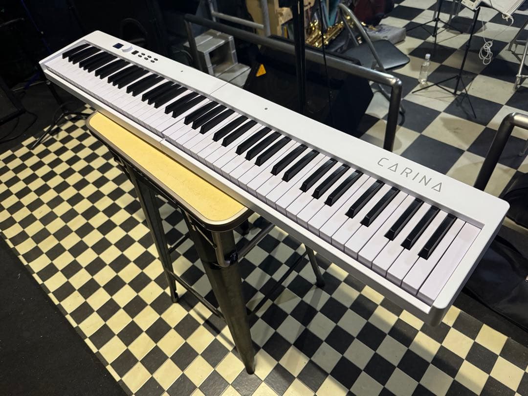 CARINA 88鍵 ホワイト電子ピアノ　折りたたみ　美品