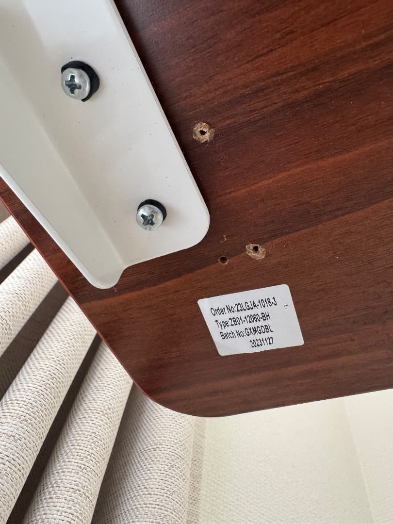 FLEXISPOT EF1 マホガニー 120×60 電動昇降デスク