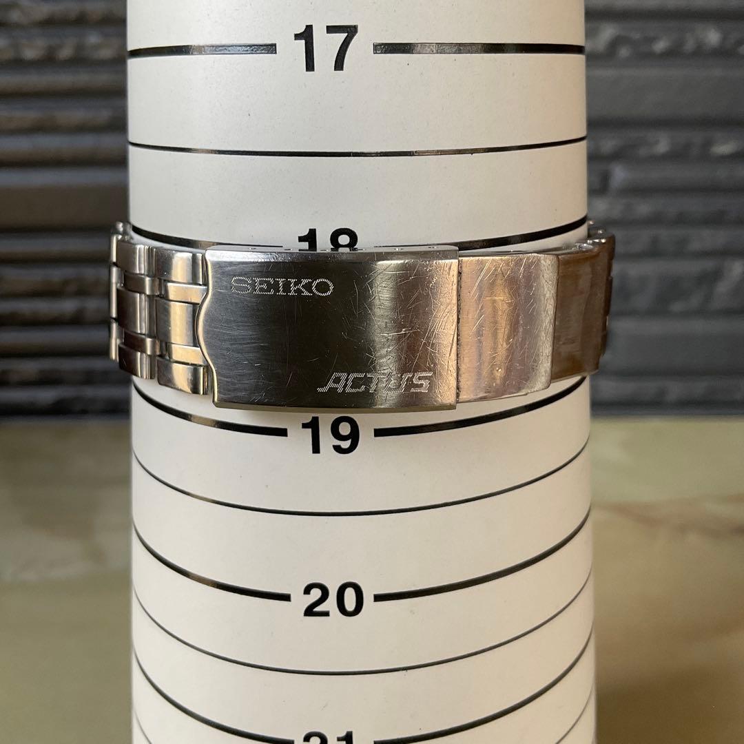 SEIKO ACTUS SS 21JEWELS千鳥柄文字盤稼働品