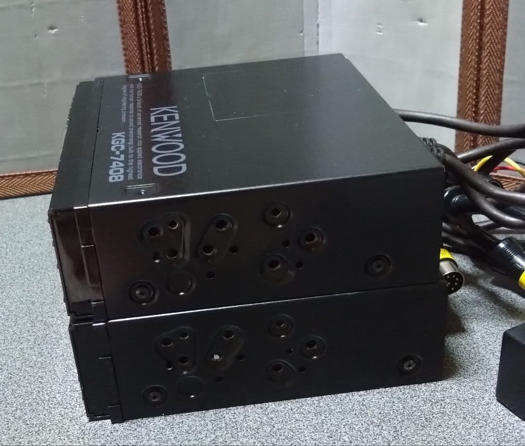 [動作未確認]　KENWOOD　カセットデッキ＆グラフィックイコライザー