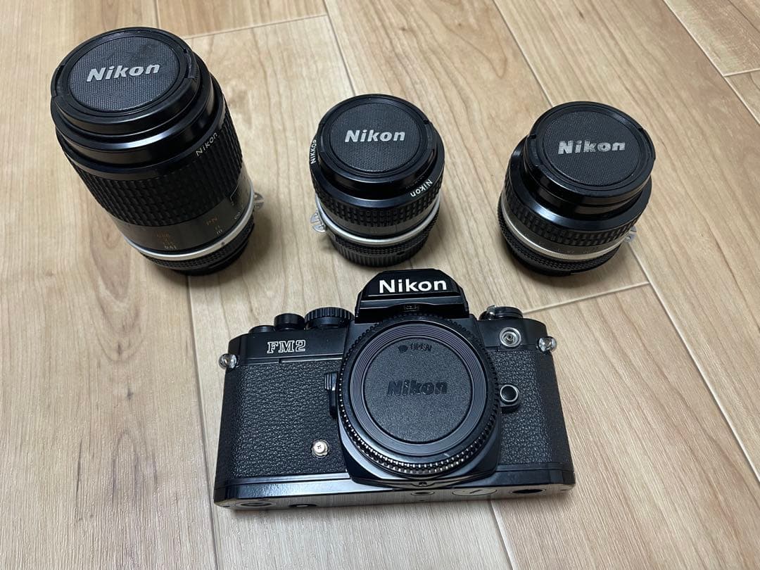 Nikon FM2 フィルムカメラ レンズ3本セット