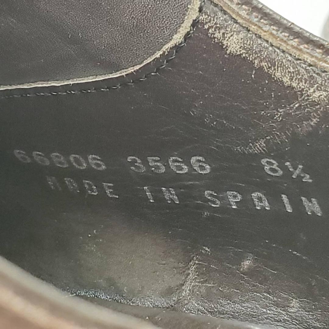 バーウィック　Uチップ　ダイナイトソール　本革　レザー　UK8.5　ブラウン