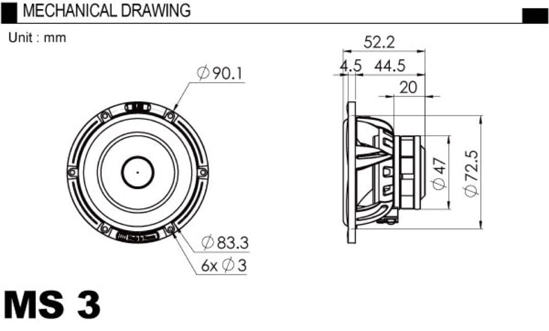 エルグランドE52　ツィーター　スコーカー　取付用　Aピラー　加工品