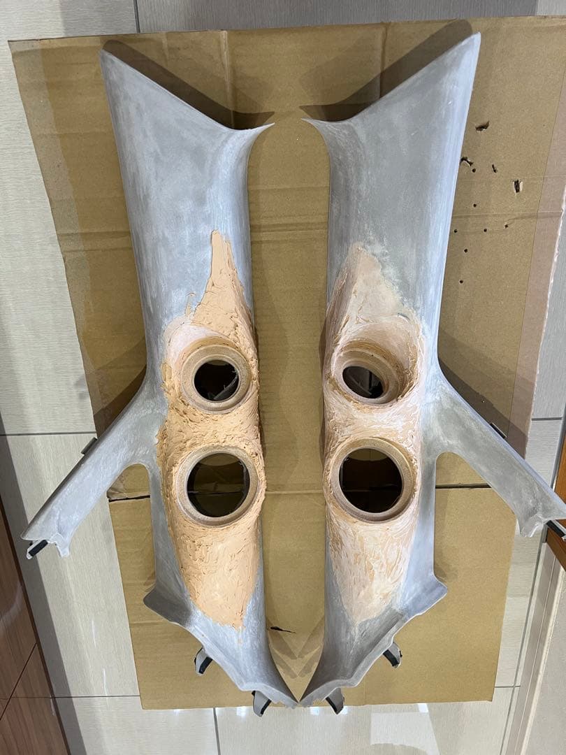 エルグランドE52　ツィーター　スコーカー　取付用　Aピラー　加工品