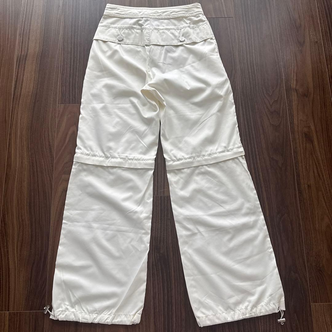 CHANEL スポーツライン　ホワイト カーゴパンツ　36
