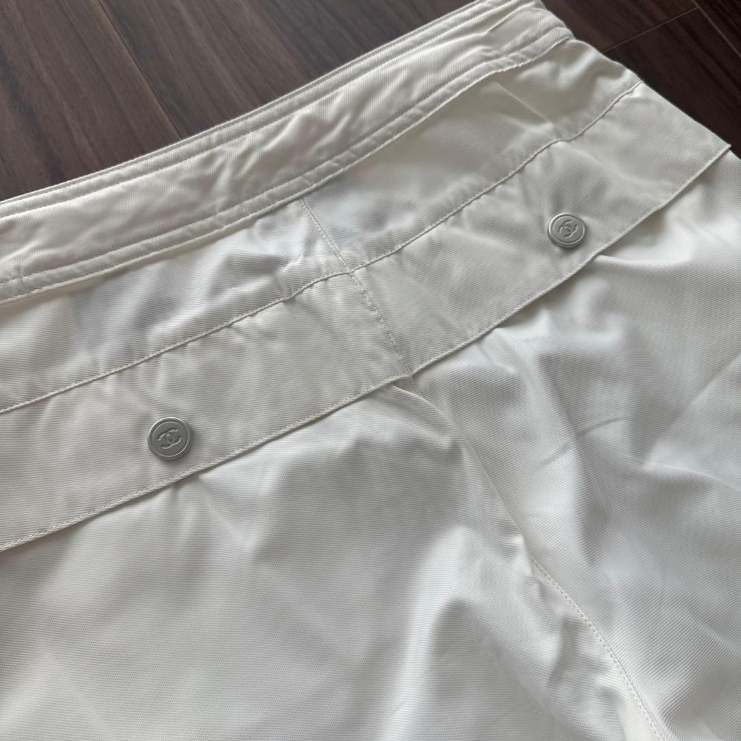 CHANEL スポーツライン　ホワイト カーゴパンツ　36