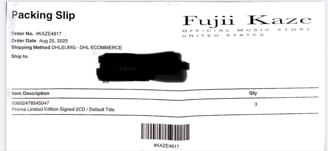 藤井風　Prema limited Edition 直筆サイン入り 2CD①