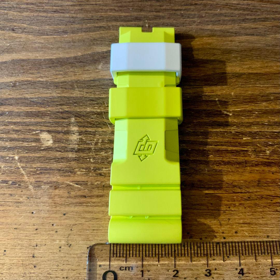 純正パネライ　ネオンイエロー　アコーディオンラバーベルト22mm