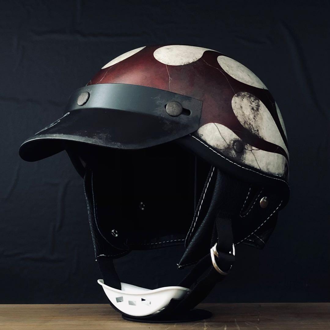 ファイヤー エイジング カスタム　目深　ショーティー ポリスヘルメット 小帽体