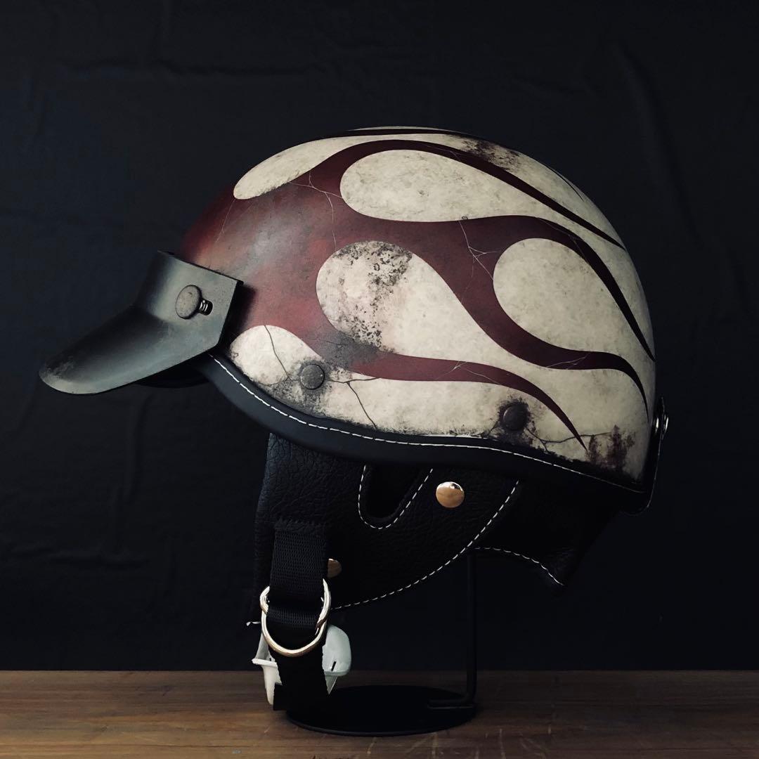 ファイヤー エイジング カスタム　目深　ショーティー ポリスヘルメット 小帽体