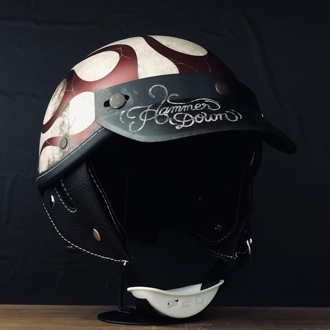 ファイヤー エイジング カスタム　目深　ショーティー ポリスヘルメット 小帽体