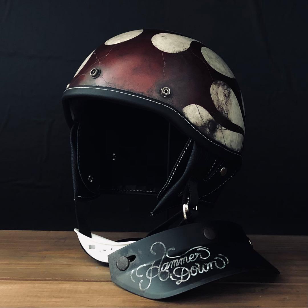 ファイヤー エイジング カスタム　目深　ショーティー ポリスヘルメット 小帽体