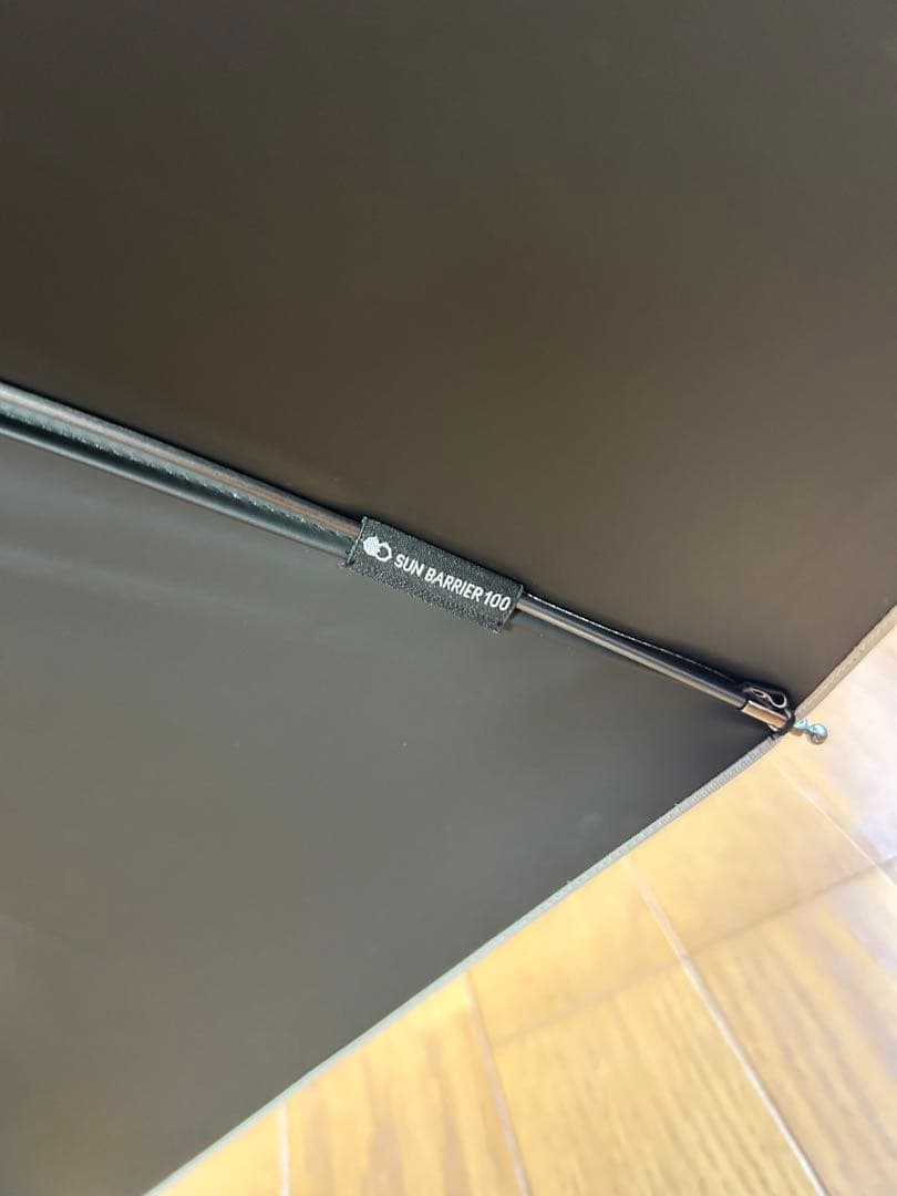 サンバリア100 Sサイズ　長傘　moku アイボリー