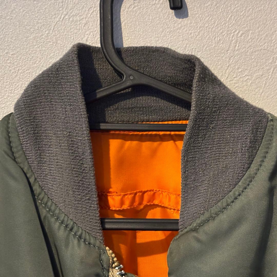 80s MA-1 米軍実物MIL-J-82790E ALPHA IDEAL XS