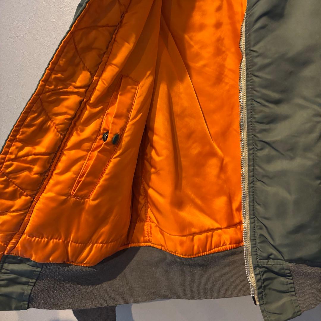 80s MA-1 米軍実物MIL-J-82790E ALPHA IDEAL XS