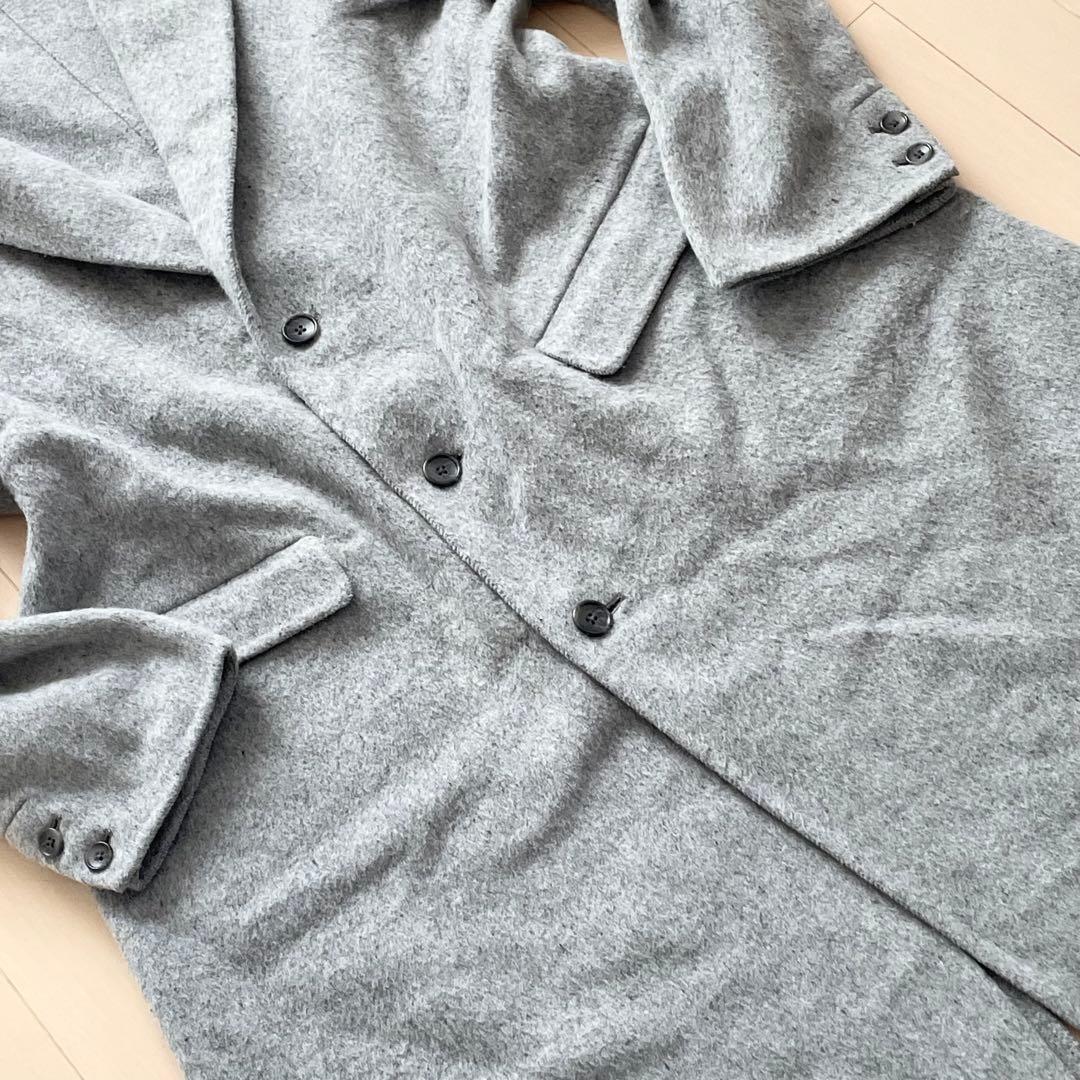 無印良品【XLサイズ カシミヤ混 美品】チェスターコート メンズ XLサイズ