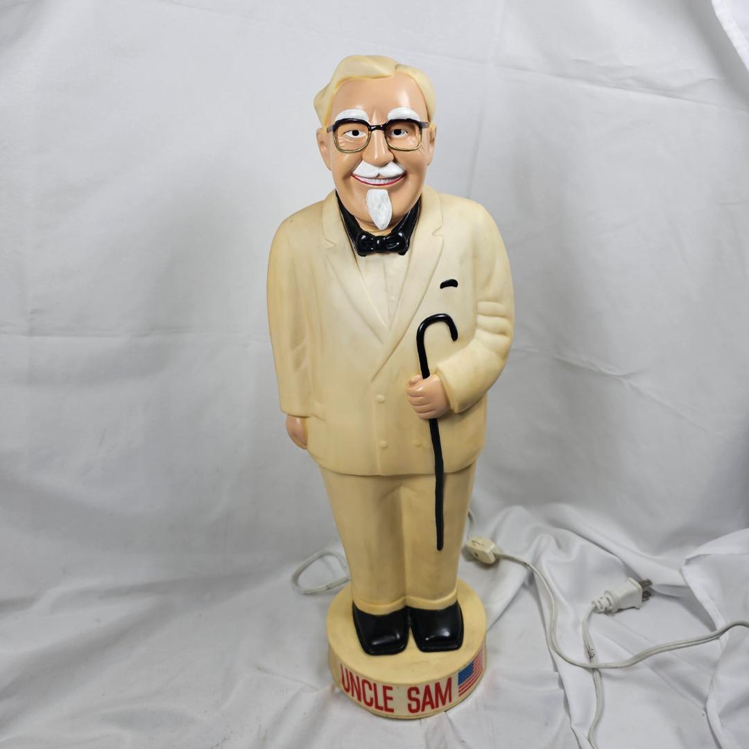 【激レア】ケンタッキー カーネルサンダース ランプ ライト点灯確認済み