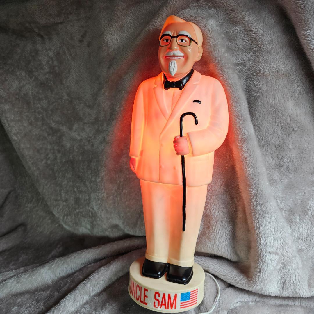 【激レア】ケンタッキー カーネルサンダース ランプ ライト点灯確認済み