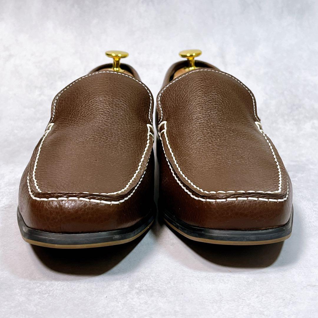 ☆ほぼ新品☆【ネグローニ】スリッポン (26) ローファー ボランテ ブラウン