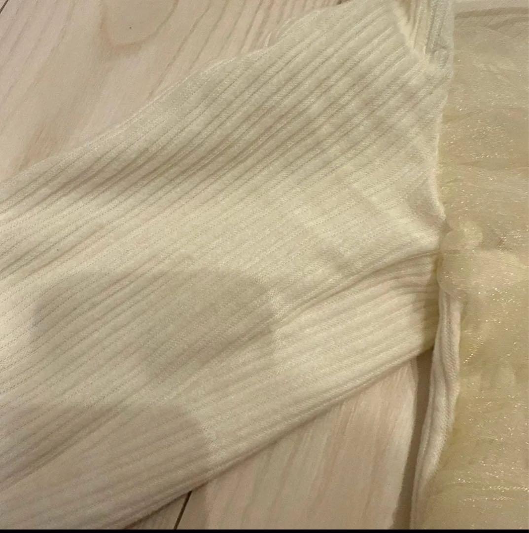 エムミーエメ　Cross tulle flare mini onepiece