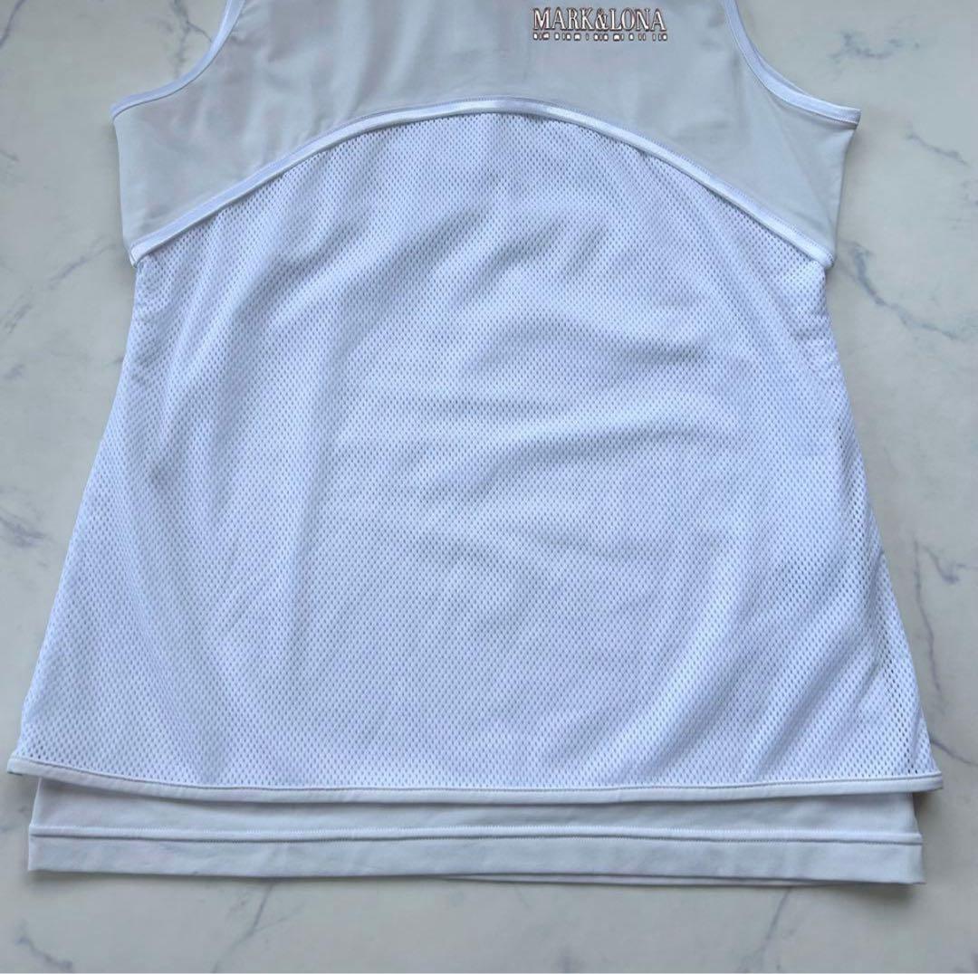 MARK&LONA レディース ゴルフスカート ホワイト