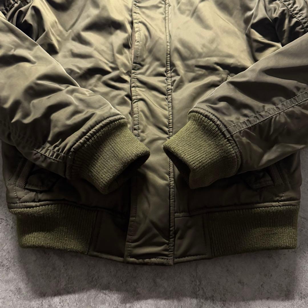 【00s archive】A&F M フライトジャケット　B-15 短丈　襟ボア