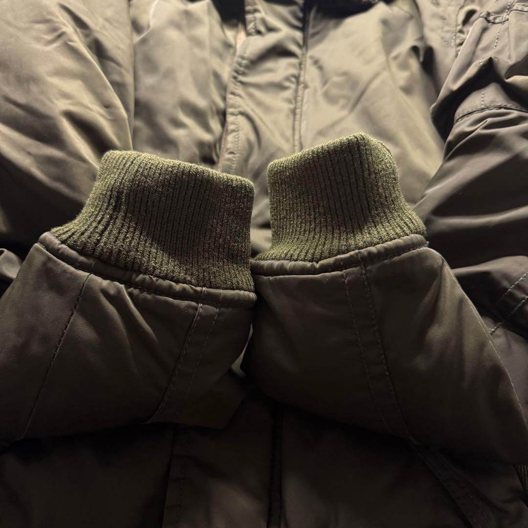 【00s archive】A&F M フライトジャケット　B-15 短丈　襟ボア