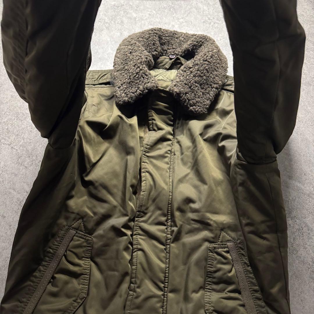 【00s archive】A&F M フライトジャケット　B-15 短丈　襟ボア