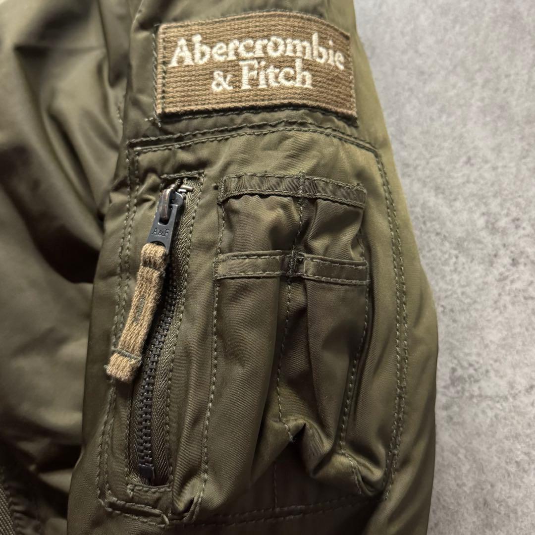 【00s archive】A&F M フライトジャケット　B-15 短丈　襟ボア