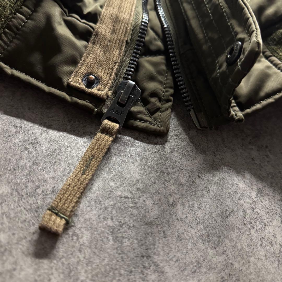 【00s archive】A&F M フライトジャケット　B-15 短丈　襟ボア