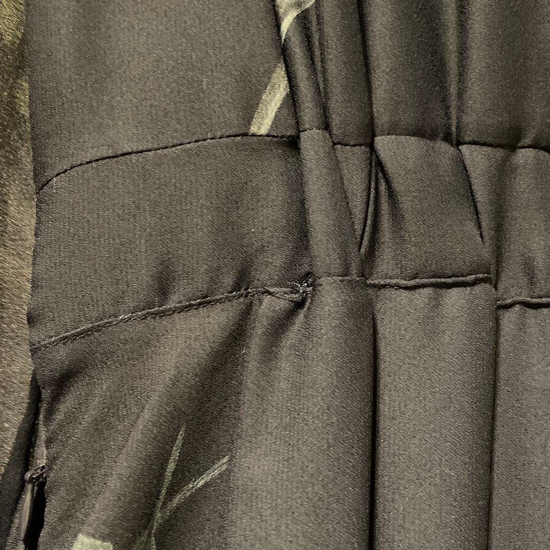 花柄長袖ワンピース