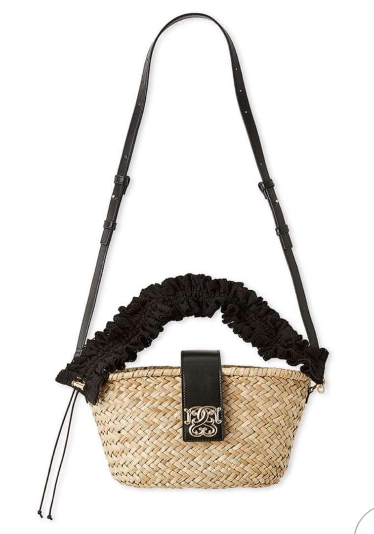 snidel コットンショルダーブレードバッグ ブラック　新品未使用