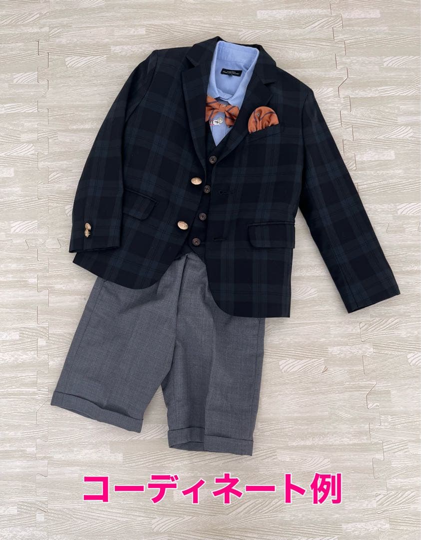 【美品❣️】グリーンレーベル フォーマル スーツ セット 120 クリーニング済