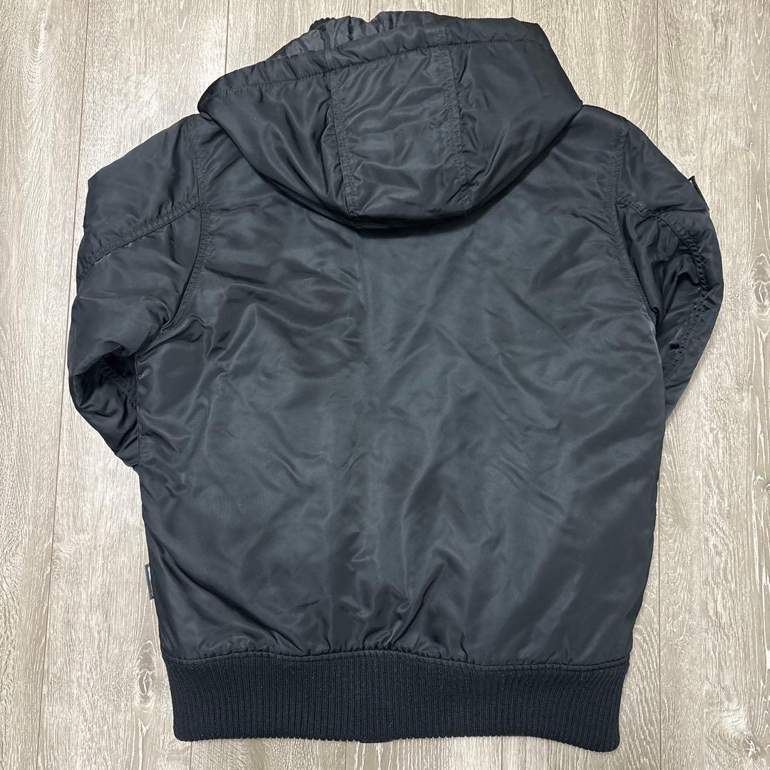 早い者勝ち！ALPHA INDUSTRIES フライトジャケット M黒 ナノユニ