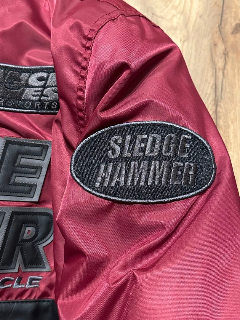 イエローコーン スレッジハマー レーシングジャケット LL バーガンディ